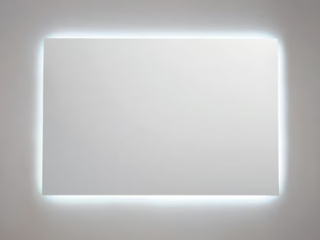 FRAME - Wall-mounted rectangular mirror with integrated lighting by FIT INTERIORS - view 2